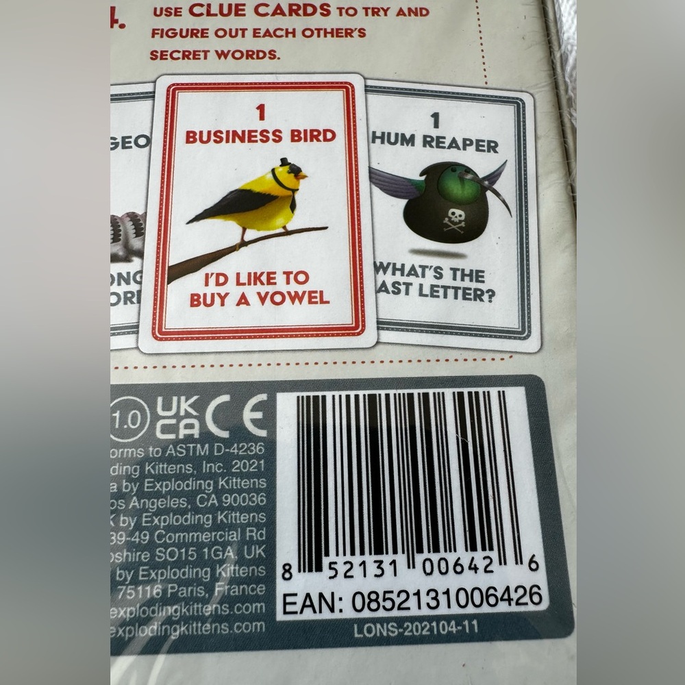 A Little Wordy Game by Exploding Kittens - Picture 10 of 13